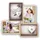 ZEP Montreaux 4Q Holz mehrfarbig 10x15 cm 4er Set