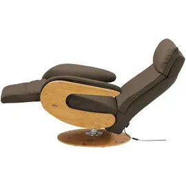 HIMOLLA Relaxsessel 7818 Leder 75 x 108 x 84 cm Braun elektrisch