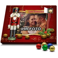 printplanet - Adventskalender mit eigenem Foto Bedrucken Lassen - Weihnachtskalender mit Schokolade - Rahmen 5-2025