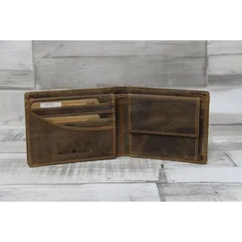 GREENBURRY Vintage Geldbörse Herren braun