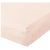 BettwarenShop Spannbettlaken Ultra-Stretch Jersey 120 x 200 - 130 x 220 cm beige/braun