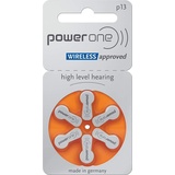 Powerone Hörgerätebatterien Typ 10 13 312 675 (120x Typ 13 orange)