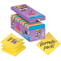 Post-it Super Sticky Z-Notes, 76 x 76 mm farbig