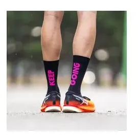 sporcks Keep Going Funktionssocken 2 Schwarz/Pink 44-46