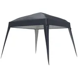 furnicato Partyzelt Pavillon-Ersatzdach 3x3 m, Oxford-Stoff, Dunkelgrau, UPF50+ grau
