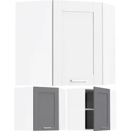 VCM Eckschrank Colura 57 x 57 x 60 cm Weiß
