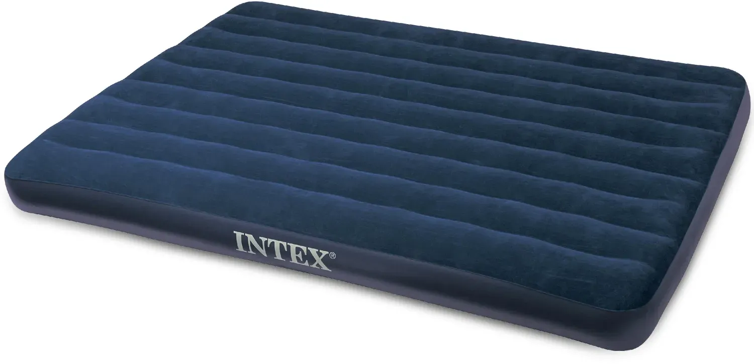 Intex Luftbett 203x183x22cm blau Gästebett Luftmatratze