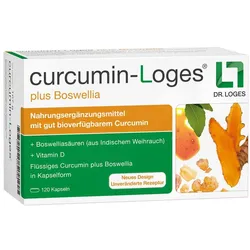 curcumin-Loges plus Boswellia - Kurkuma Kapseln mit Weihrauch
