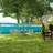 Outsunny Windschutz 725 x 140 cm Blau Polyester 2 St.