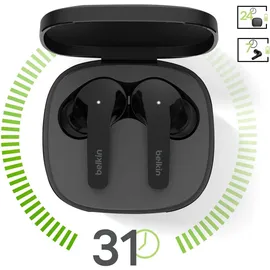 Belkin Anc Auc006btbk Tws Kabellose Kopfhörer Black One Size