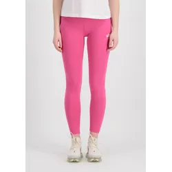 Leggings ALPHA INDUSTRIES "Alpha Industries Women - Leggings Basic Leggings SL Women", Damen, Gr. M, Normalgrößen, pink (magenta), Obermaterial: 95% Baumwolle, 5% Elastan, Hosen
