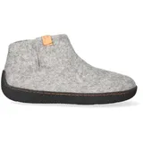 Tofvel Rabara Wollfilz-Pantoffel Marbled Light Grey Größe 47 - Grau - 47