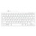 R-Go Tools Compact Tastatur BE weiß RGOECBEW