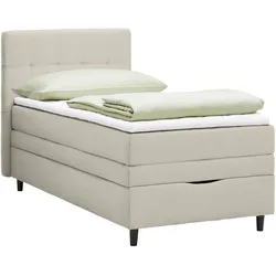 Boxspringbett Miami in Taupe ca. 90x200cm