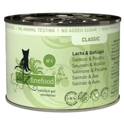 Catz finefood Nassfutter Katze Classic Adult No. 5 Lachs 6x200 g