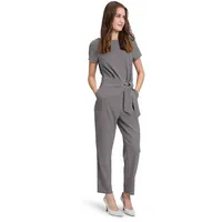 Betty Barclay Damen Jumpsuit mit Eingrifftaschen Schwarz/Beige,40 - 40