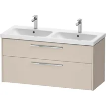 Duravit Waschtischunterschrank 2 Auszüge 118,4 x 55,5 x 46 cm Schwarz Matt
