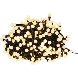 Star Trading LED-Lichterkette Berry Mini 6 m Schwarz Warmweiß
