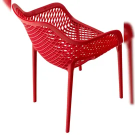 CLP Air XL Stapelstuhl 57 x 60 x 81 cm rot