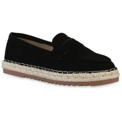 Damen Espadrilles in Schwarz