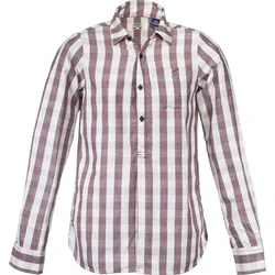 Dolomite Shirt Long Sleeve W's Seren Check oxblood red/blast beige (1422) M