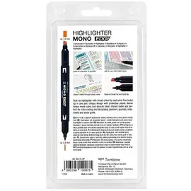 Tombow MONO edge Textmarker farbsortiert, 6 St.