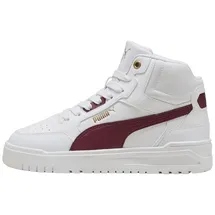Puma Shuffle Downtown Mid Damen Weiß/Rot/Gold 37