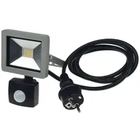 ChiliTec LED Aussenstrahler IP44 inkl. 1,5 m Kabel grau/schwarz