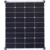 enjoy solar PERC Mono 100W XL 12V Solarpanel Solarmodul Photovoltaikmodul, 166mm*166mm Monokristalline Solarzelle mit 9 Busbars, ideal für Wohnmobil, Gartenhäuse, Boot