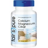 Fair & Pure Fair & Pure® Calcium Magnesium Citrat Kapseln - 180 Kapseln - vegan - ohne Magnesiumstearat