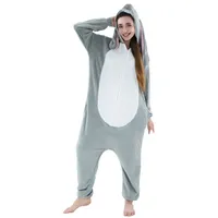 Corimori Partyanzug Onesie Ganzkörper Kostüm für Erwachsene, Hasen-Kostüm Damen Herren Karneval Tier-Kostüme Hase Osterhase,XL grau XL (Körpergröße 175-185cm)