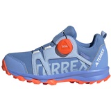 adidas Terrex Agravic BOA R.RDY K Sneaker, Blue Dawn/Cloud White/Impact Orange, 38 2/3 EU