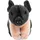 Uni Toys Uni-Toys Angler Sattelschwein Ferkel, sitzend 20 cm (Länge) - Plüsch-Schweinchen, Schwein - Plüschtier, Kuscheltier