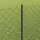 vidaXL Zaun mit Pfosten 1,5 x 10 m Grau/Stahl