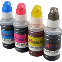 Ampertec 4 Ampertec Nachfülltinten ersetzt Epson C13T00R140-440 106 4-farbig