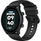 Smartwatch fuer Damen und Herren, 1,39 Zoll Farbdisplay, Smartwatch-Unterstuetzung, BT-Anruf, Schrittzaehler, Fitness-Tracker, Sportuhr mit Herzfre... - Schwarz