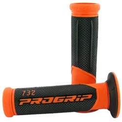 Lenkergriffe ProGrip 732 schwarz / orange