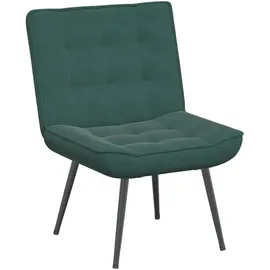 vidaXL Relaxsessel Dunkelgrün Samt 74 x 84 x 64 cm Grün mit Kissen