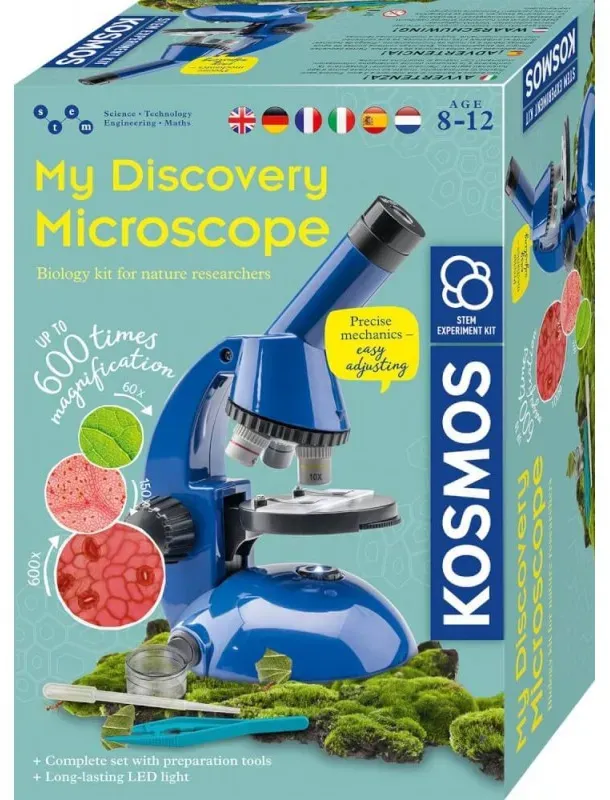 Kosmos Entdecker-Mikroskop, Mikroskop, Biologie, 8 Jahr(e), Blau
