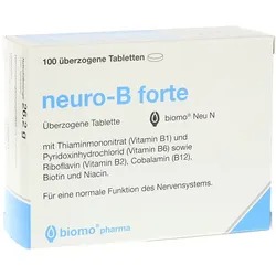 Neuro-b Forte Biomo Neu überzogene Table 100 St