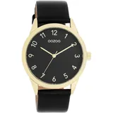 Oozoo Armbanduhren schwarz (schwarz-schwarz) Damen Armbanduhr für & Herren, unisex, analog