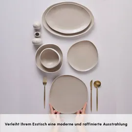 KARACA Earth Collection Cupid Tafelservice 55-tlg. cremefarben