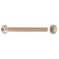 Masidef Gewindeschrauben M4 x 10 mm PH 2 Linsenkopf 20 Stück