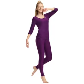 Winshape Functional Light and Soft 3/4-Arm Top AET139LS, in dark plum | Gr.: XS