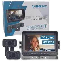 VSG Funk-Rückfahrsystem 7 Zoll Premium PRO HD
