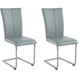 Home Affaire Freischwinger Nils Polyester blau 2er Set