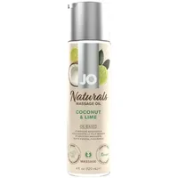 System Jo JO - Naturals Massageöl Kokosnuss & Limette - 120 Ml
