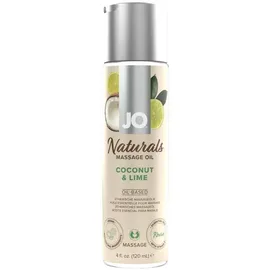 System Jo JO - Naturals Massageöl Kokosnuss & Limette - 120 Ml