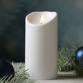 MARELIDA LED Kerze 15 cm weiß