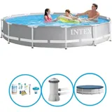 Intex Pool Prism Frame - Schwimmbad-Paket - 366x76 cm EINHEITSGRÖSSE